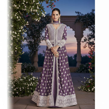 AS 28 3 Pcs Unstitched Embroidered dress